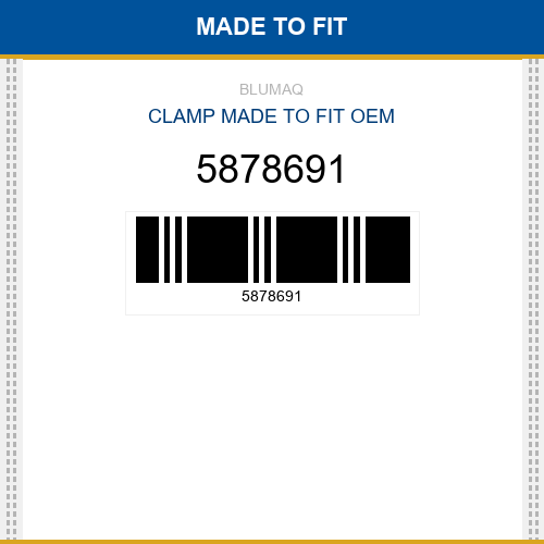 5878691 Clamp Made to fit
