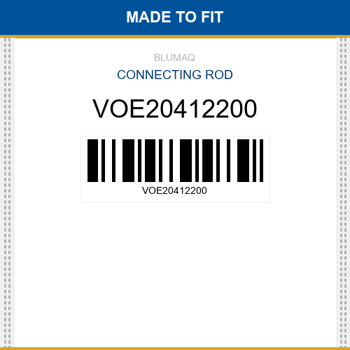 VOE20412200 Connecting rod Made to fit for VOLVO
