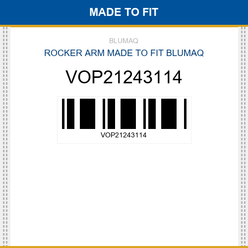VOP21243114 Rocker arm Made to fit for VOLVO