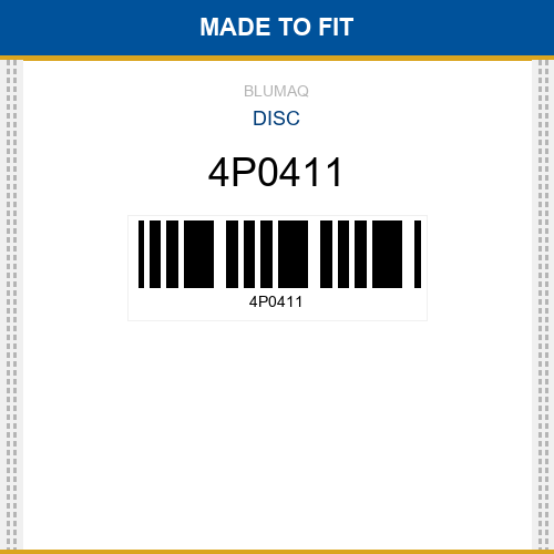 4P0411 Disc Made to fit for CATERPILLAR