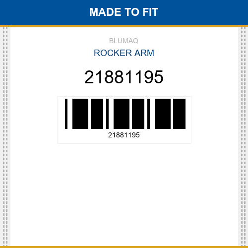 21881195 Rocker arm Made to fit for VOLVO
