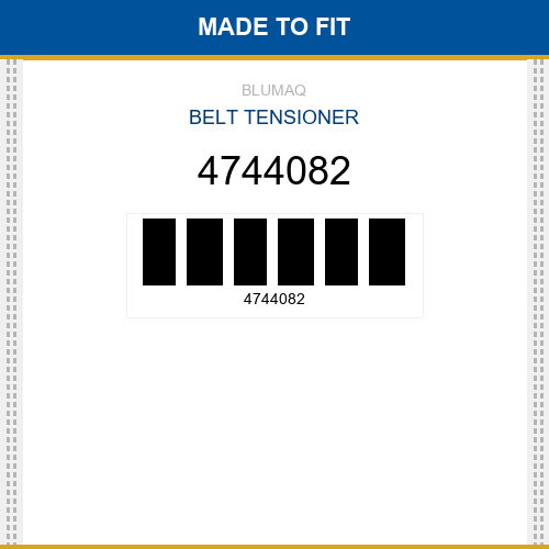 4744082 Belt tensioner Made to fit