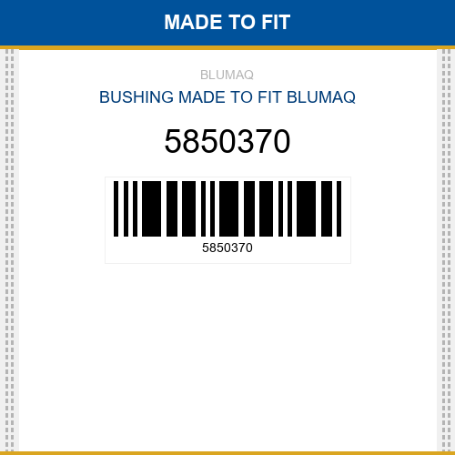 5850370 Bushing Made to fit for CATERPILLAR