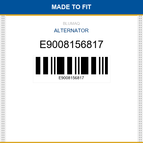 E9008156817 Alternator Made to fit for VOLVO