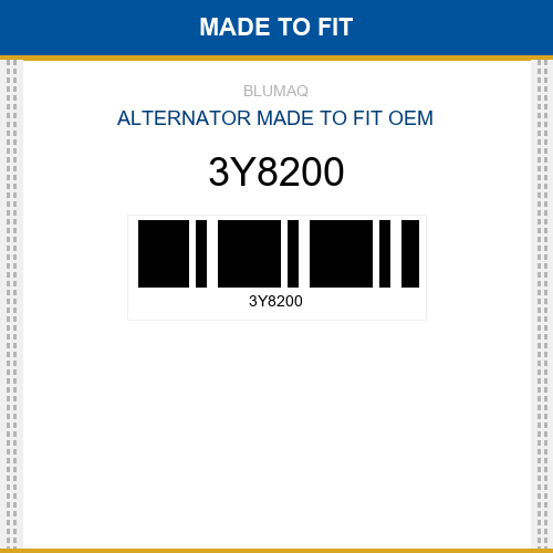 3Y8200 Alternator Made to fit for CATERPILLAR