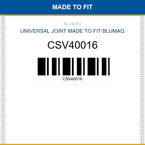 CSV40016 Universal joint Made to fit for CASE