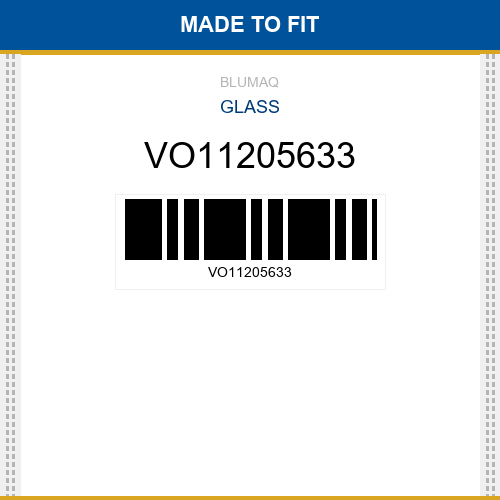 VO11205633 Glass Made to fit for VOLVO