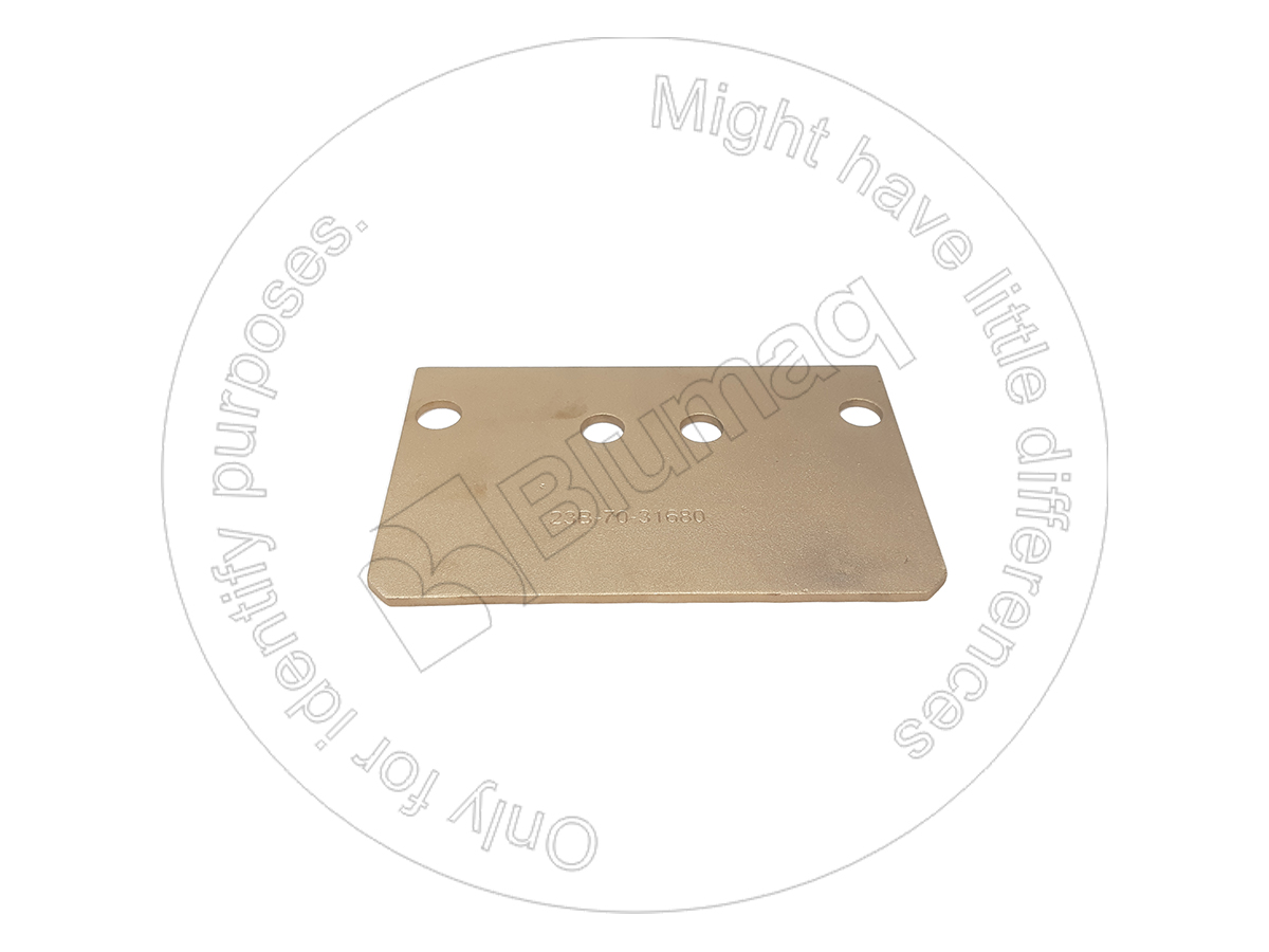 23B7031680 Plate Made to fit for KOMATSU