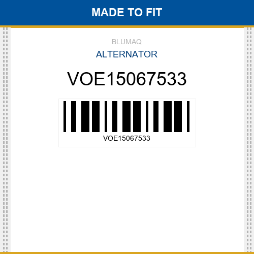 VOE15067533 Alternator Made to fit for VOLVO