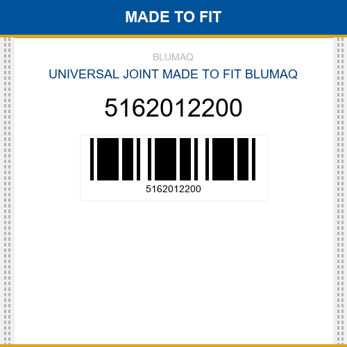 5162012200 Universal joint Made to fit for KOMATSU