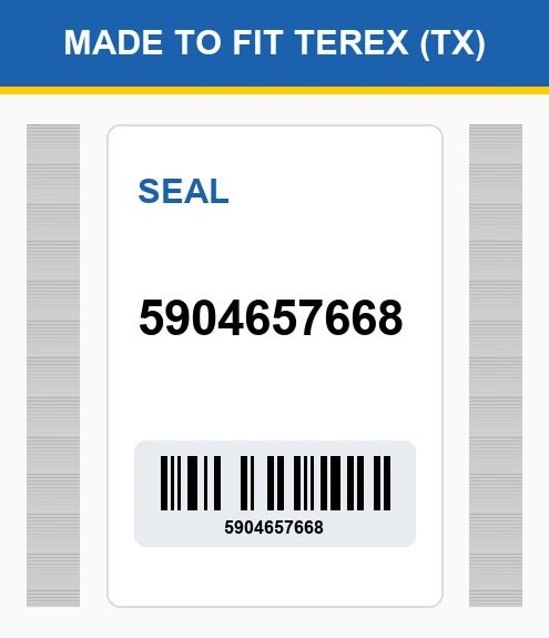 5904657668 Seal Made to fit for TEREX