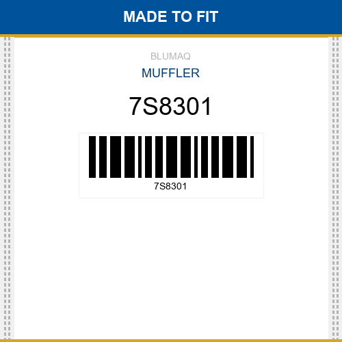 7S8301 Muffler Made to fit for CATERPILLAR