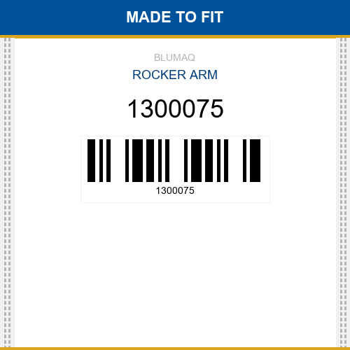 1300075 Rocker arm Made to fit