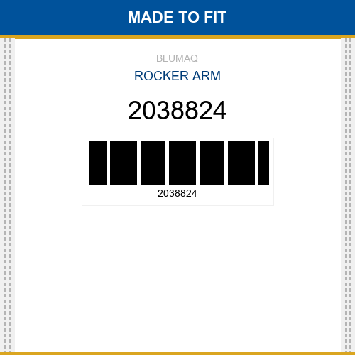 2038824 Rocker arm Made to fit for CATERPILLAR