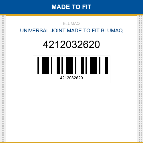 4212032620 Universal joint Made to fit for KOMATSU