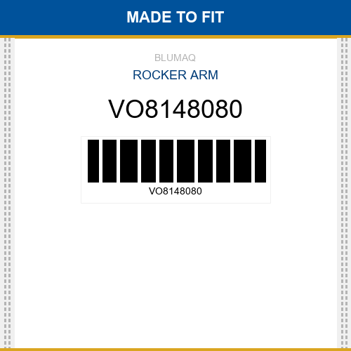 VO8148080 Rocker arm Made to fit for VOLVO