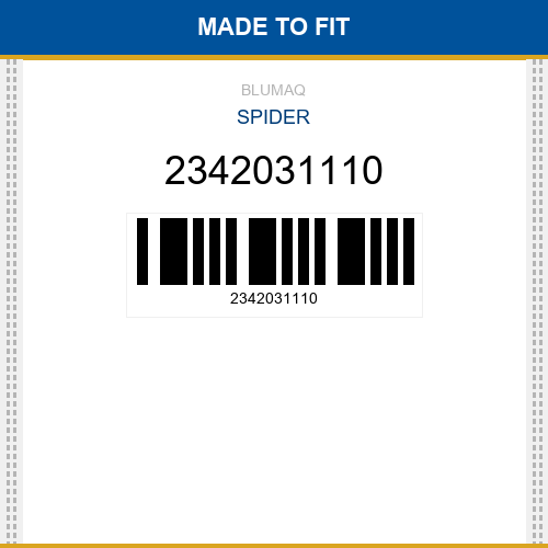 2342031110 Spider Made to fit for KOMATSU