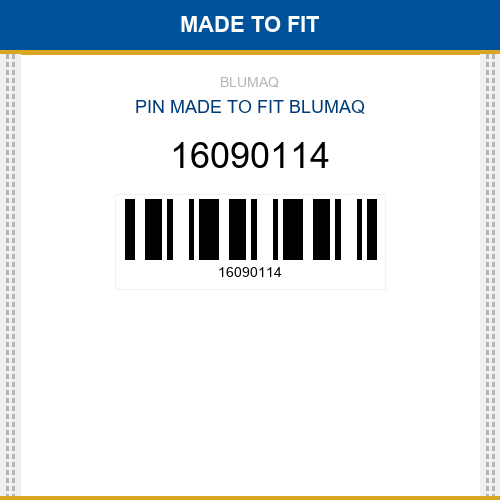 16090114 Pin Made to fit for VOLVO