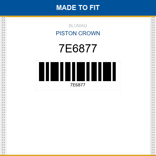 7E6877 Piston crown Made to fit for CATERPILLAR