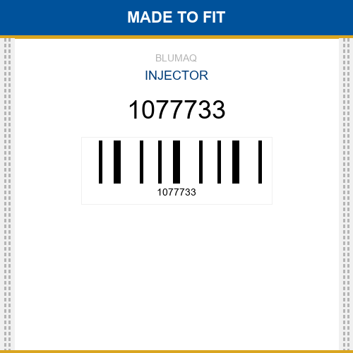 1077733 Injector Made to fit for CATERPILLAR