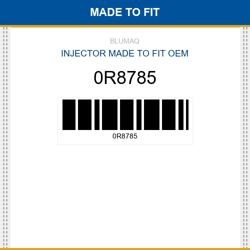 0R8785 Injector Made to fit for CATERPILLAR