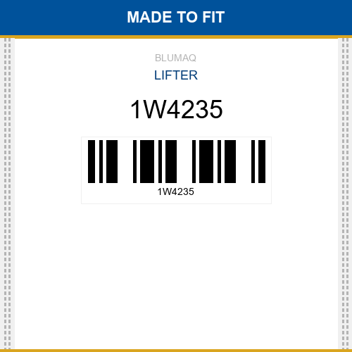 1W4235 Lifter Made to fit