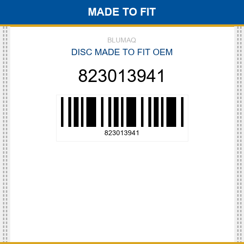 823013941 Disc Made to fit for VOLVO