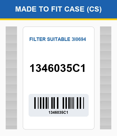 1346035C1 Filter suitable 3i0694 Made to fit for CASE