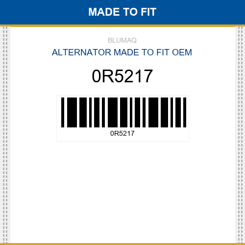 0R5217 Alternator Made to fit for CATERPILLAR