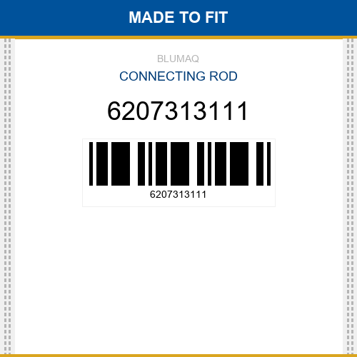 6207313111 Connecting rod Made to fit for KOMATSU
