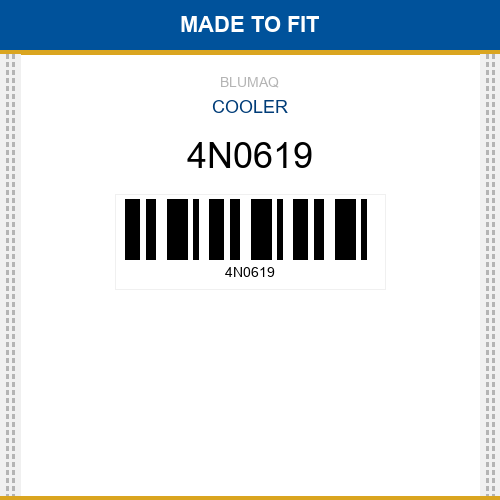 4N0619 Cooler Made to fit for CATERPILLAR