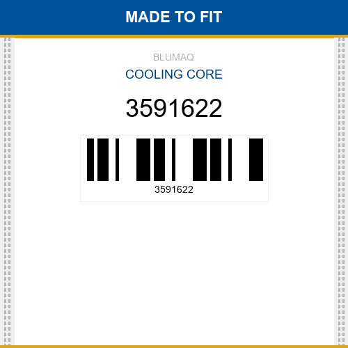 3591622 Cooling core Made to fit for CATERPILLAR