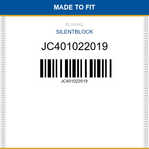 JC401022019 Silentblock Made to fit for JCB
