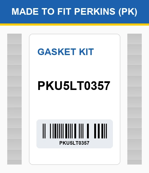 PKU5LT0357 Gasket kit Made to fit for PERKINS