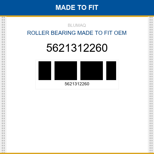 5621312260 Roller bearing Made to fit for KOMATSU