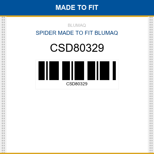 CSD80329 Spider Made to fit for CASE