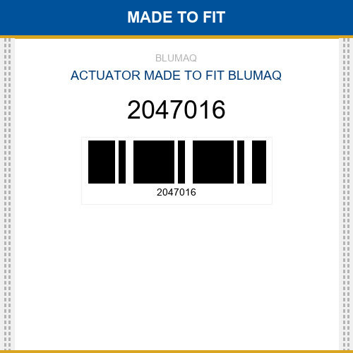 2047016 Actuator Made to fit