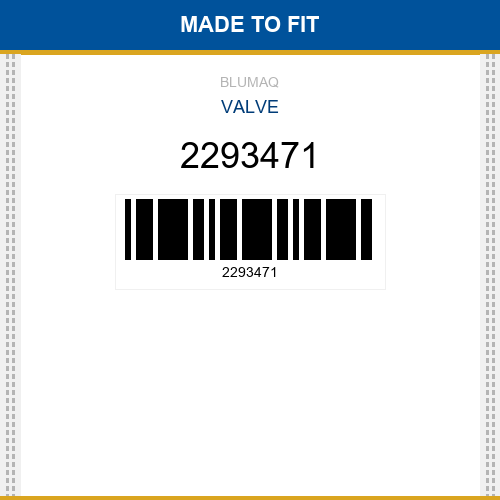 2293471 Valve Made to fit