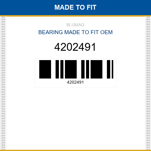 4202491 Bearing Made to fit for CATERPILLAR