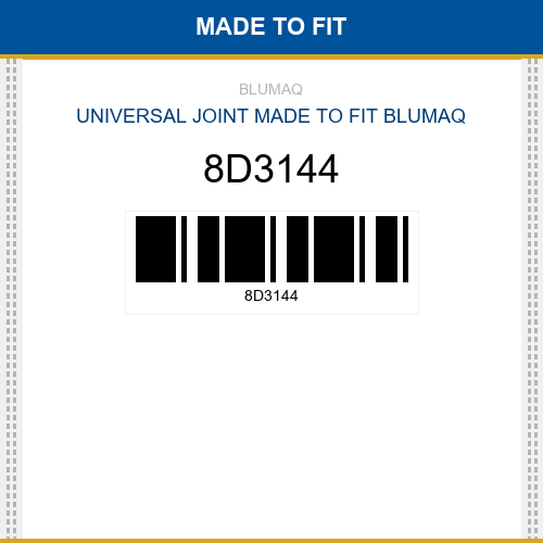 8D3144 Universal joint Made to fit for CATERPILLAR