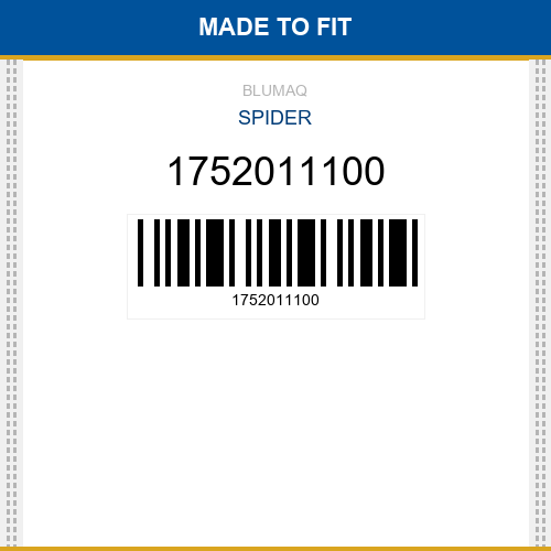 1752011100 Spider Made to fit for KOMATSU