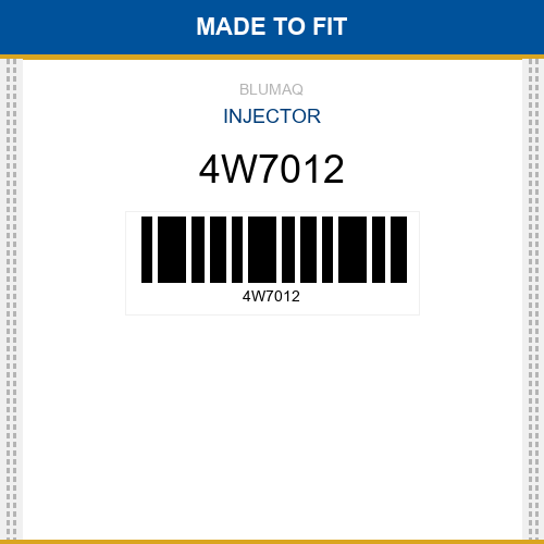 4W7012 Injector Made to fit for CATERPILLAR