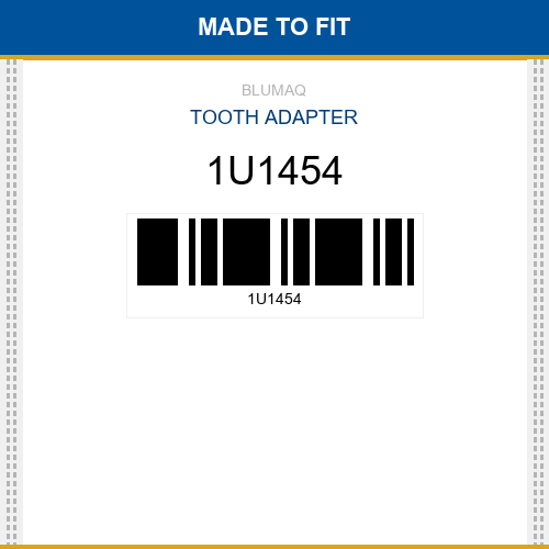 1U1454 Tooth adapter Made to fit for CATERPILLAR