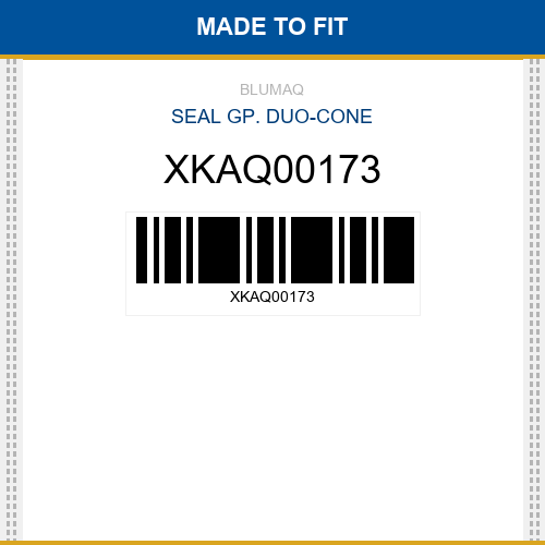 XKAQ00173 Seal gp. duo-cone Made to fit for HYUNDAI