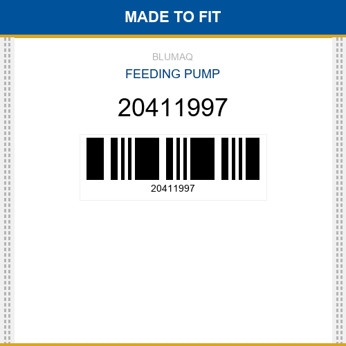 20411997 Feeding pump Made to fit for VOLVO
