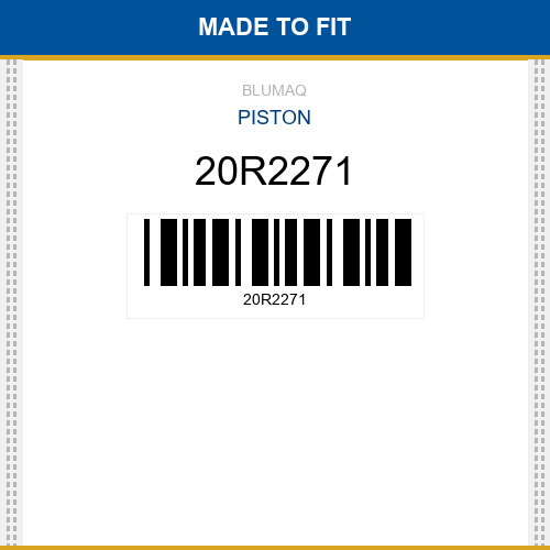 20R2271 Piston Made to fit for CATERPILLAR