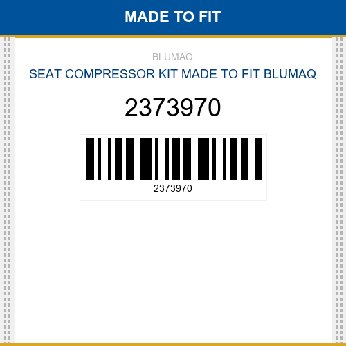 2373970 Seat compressor kit Made to fit for CATERPILLAR