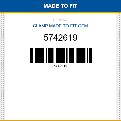 5742619 Clamp Made to fit for CATERPILLAR