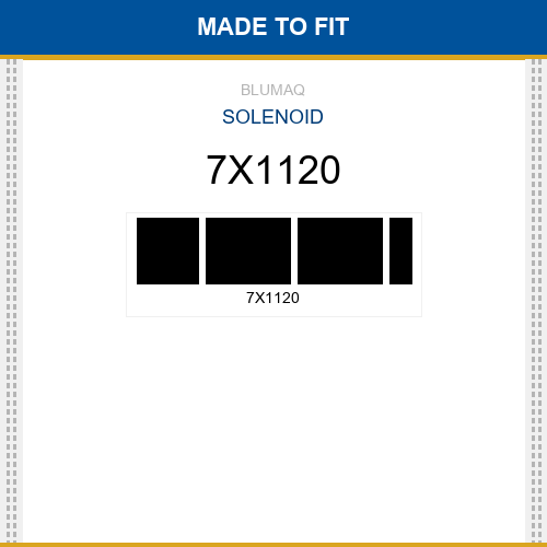 7X1120 Solenoid Made to fit