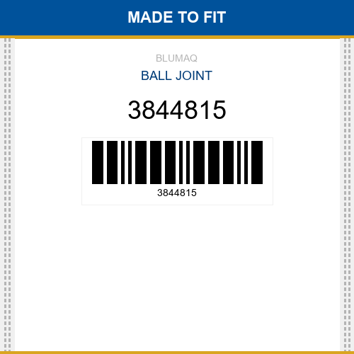 3844815 Ball joint Made to fit for CATERPILLAR